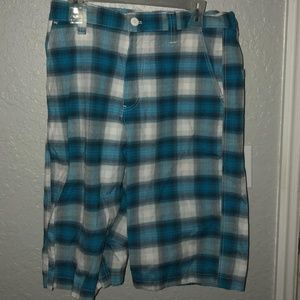 South Pole Men Plaid Shorts Good Condition Size 34